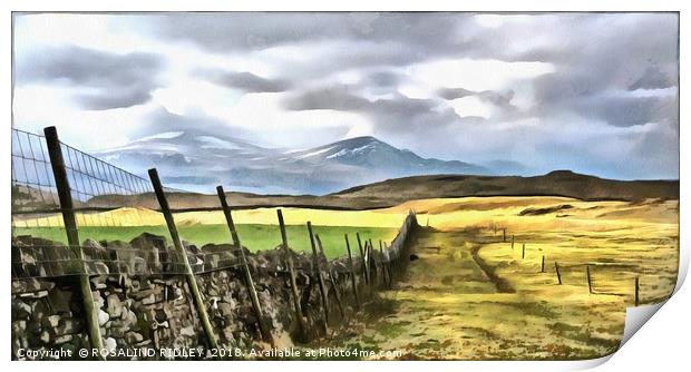 "Path to the mountains" Print by ROS RIDLEY
