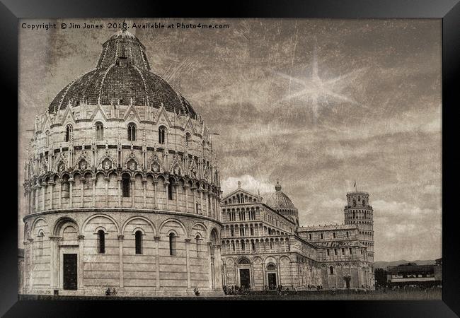 Artistic Field of Miracles, Pisa Framed Print by Jim Jones