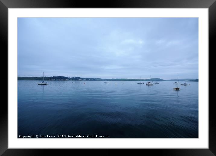 Padstow Sea View                      Framed Mounted Print by John Lewis