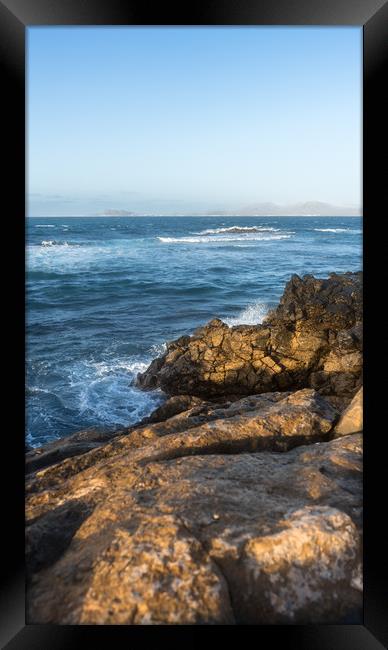 Ocean Views, Fuerteventura Framed Print by Steven Fleck