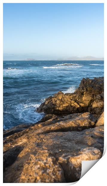 Ocean Views, Fuerteventura Print by Steven Fleck
