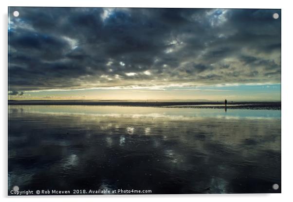 Blundell Sands,Crosby Acrylic by Rob Mcewen