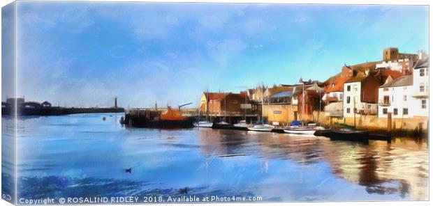 "Arty  Whitby" Canvas Print by ROS RIDLEY