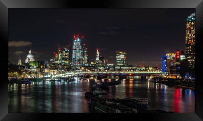 The London Skyline Framed Print by Andrew Scott