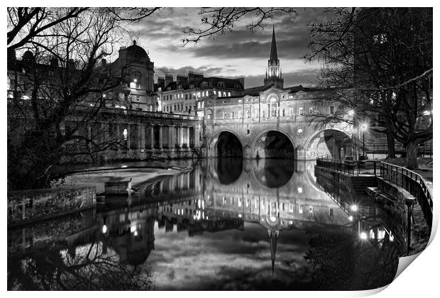 Pulteney Bridge and River Avon in Bath             Print by Darren Galpin