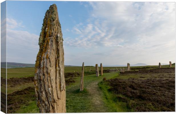Sunset am Ring of Brodgar Canvas Print by Thomas Schaeffer