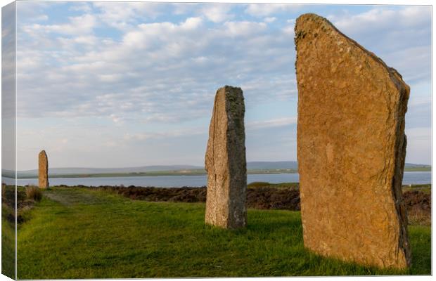 Sunset at the Ring of Brodgar Canvas Print by Thomas Schaeffer