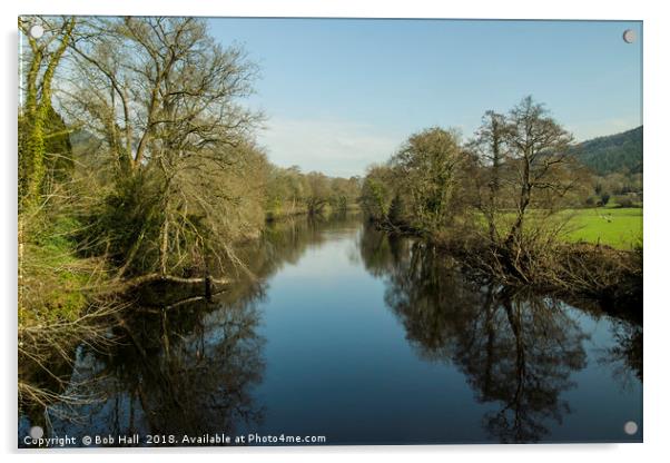 Conway River Acrylic by Bob Hall