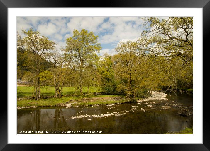 River at Betws-Y-Coed Framed Mounted Print by Bob Hall