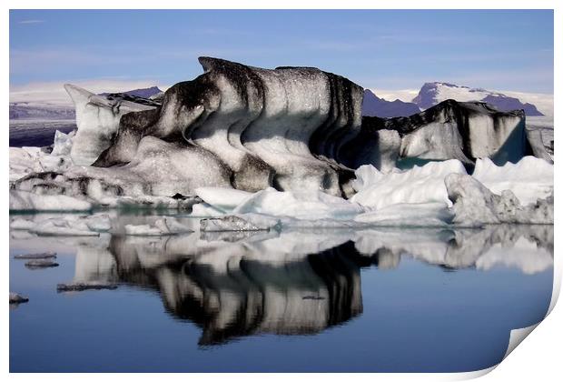  Jökulsárlón Glacier Lagoon Print by Tony Bates