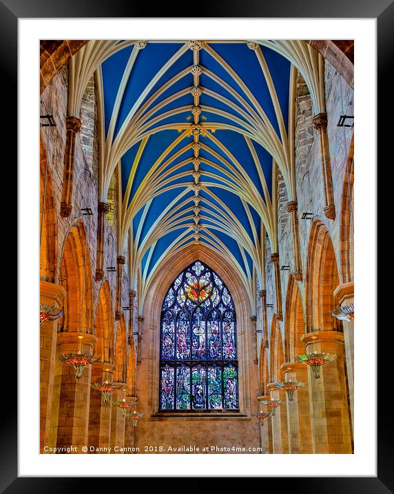 St Giles Cathedral Framed Mounted Print by Danny Cannon