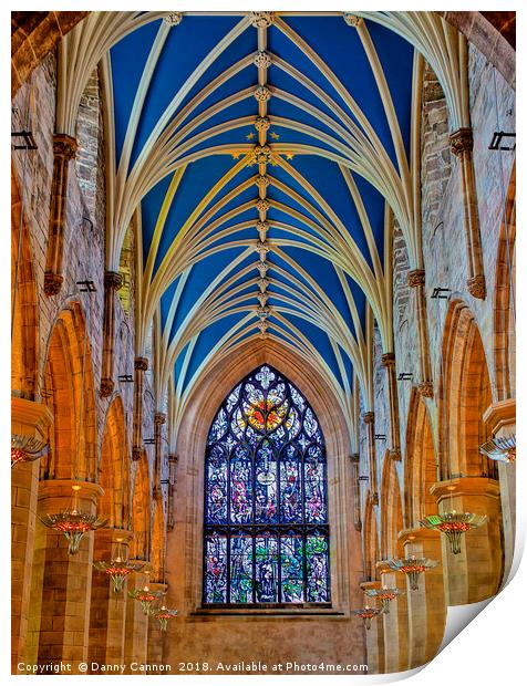 St Giles Cathedral Print by Danny Cannon