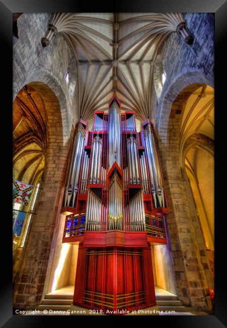 The Organ Framed Print by Danny Cannon
