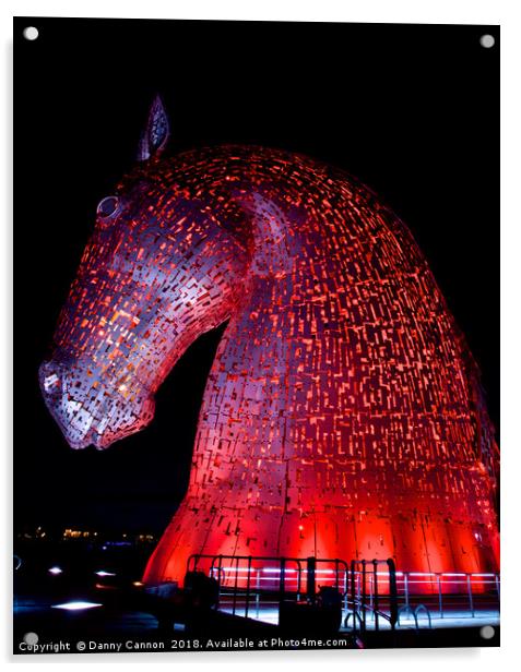 The Kelpies Acrylic by Danny Cannon