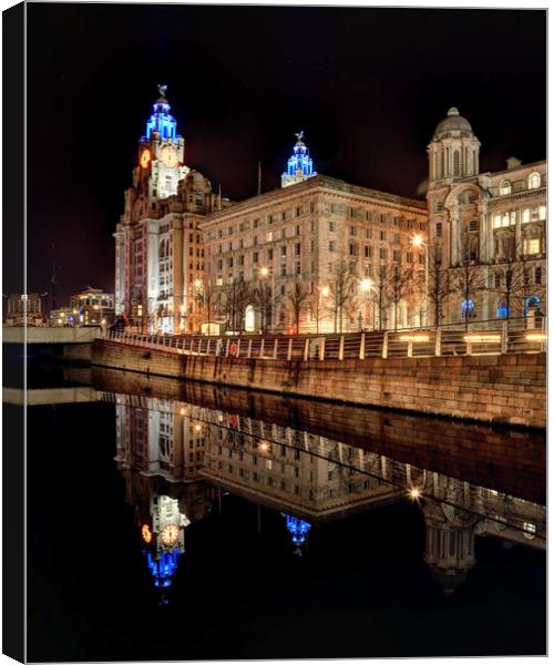The Three Graces Canvas Print by Jason Connolly