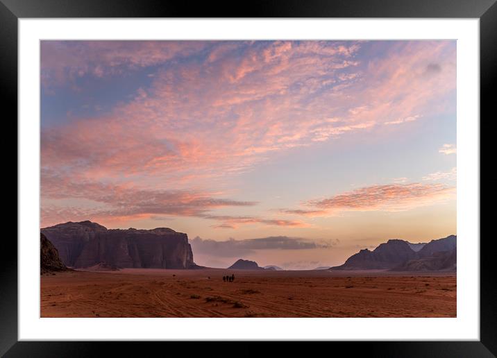 Wadi Rum, Jordan  Framed Mounted Print by peter schickert