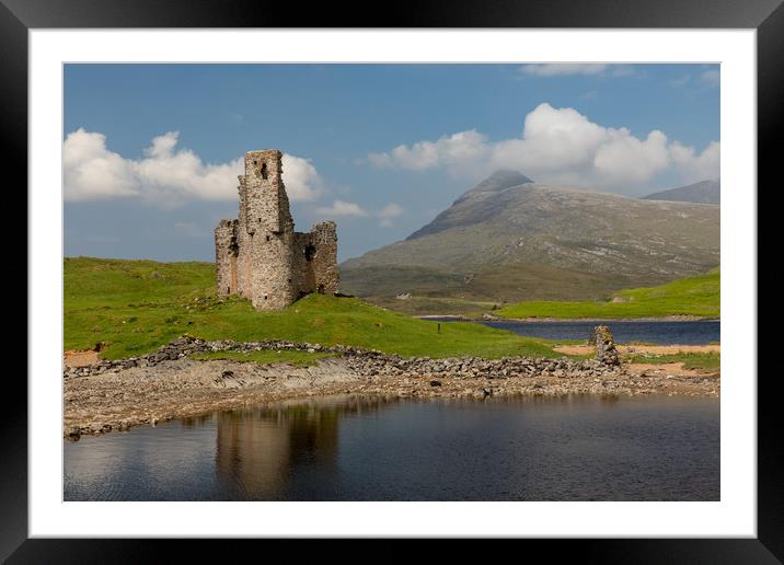 Ardvreck Castle Framed Mounted Print by Thomas Schaeffer