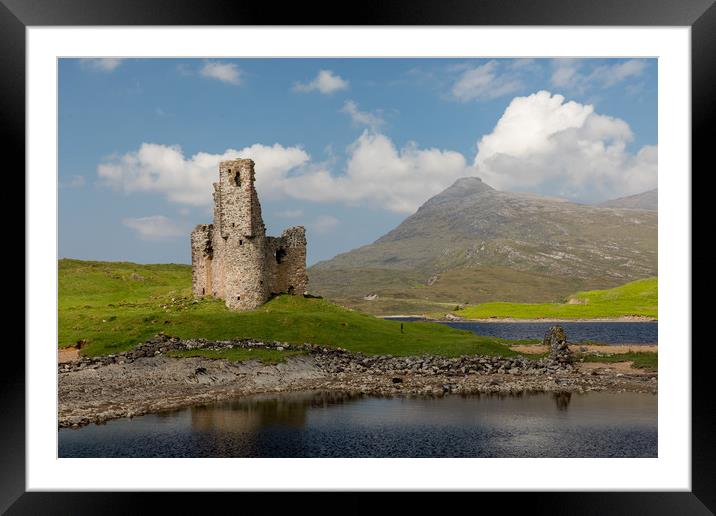 Ardvreck Castle Framed Mounted Print by Thomas Schaeffer