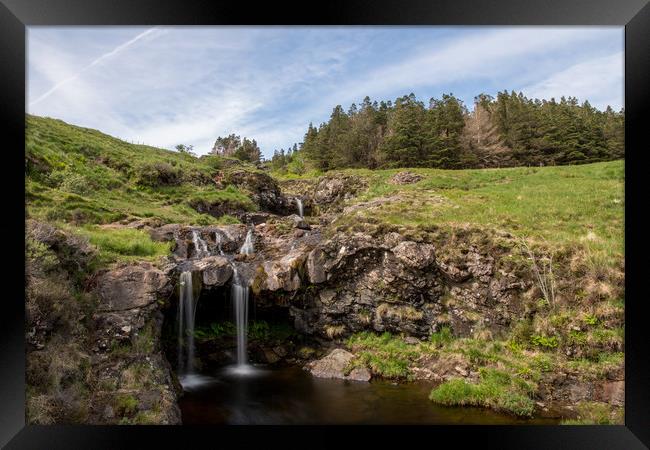 Fairypools in Glenbrittle valley Framed Print by Thomas Schaeffer