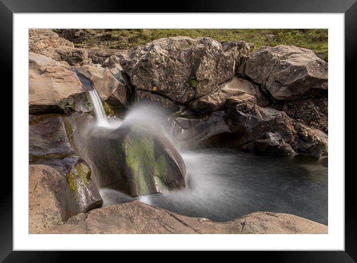 Fairypools in Glenbrittle valley Framed Mounted Print by Thomas Schaeffer