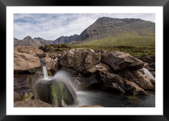 Fairypools in Glenbrittle valley Framed Mounted Print by Thomas Schaeffer