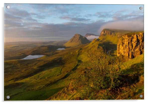 Sunrise at Quiraing Acrylic by Thomas Schaeffer