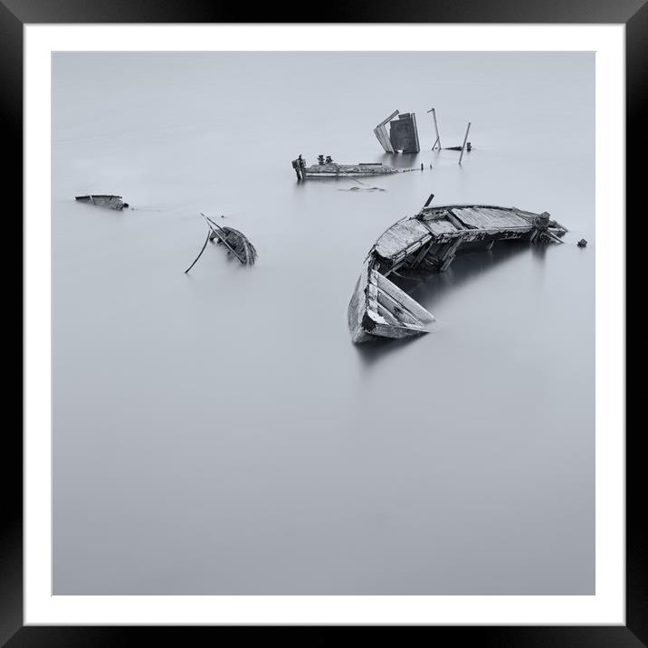All at sea. Framed Mounted Print by Craig Breakey