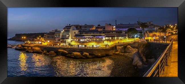 Twilight hour at La Caleta Framed Print by Naylor's Photography
