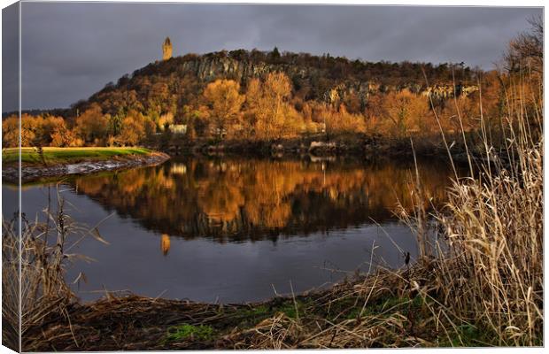 Wallace Tower on reflection Canvas Print by JC studios LRPS ARPS