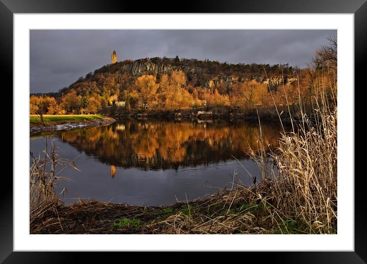 Wallace Tower on reflection Framed Mounted Print by JC studios LRPS ARPS