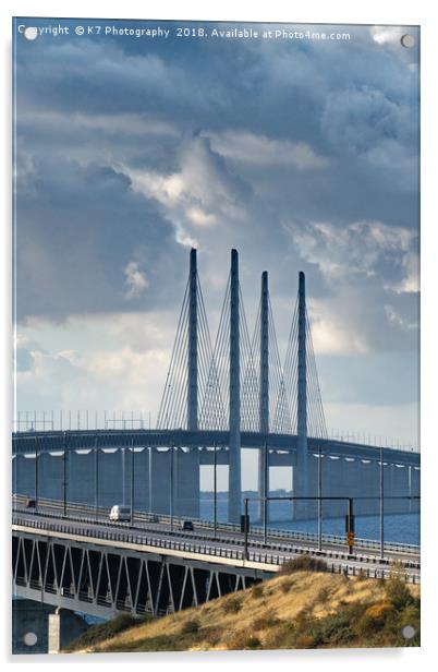 The Oresund Bridge Acrylic by K7 Photography