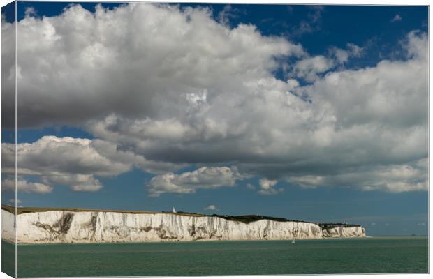 White cliffs of  Dover Canvas Print by Thomas Schaeffer