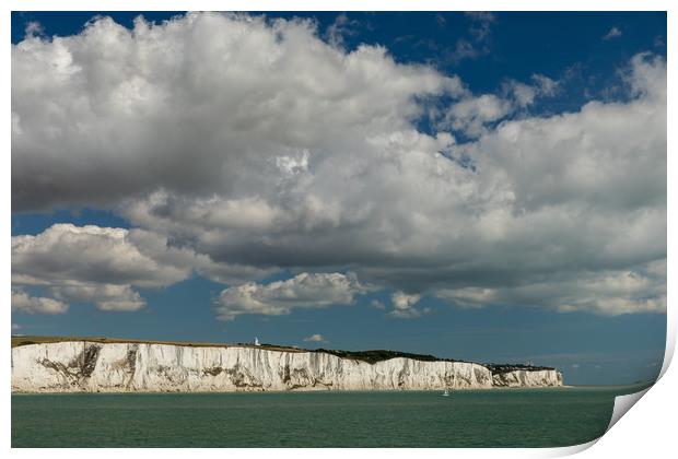 White cliffs of  Dover Print by Thomas Schaeffer