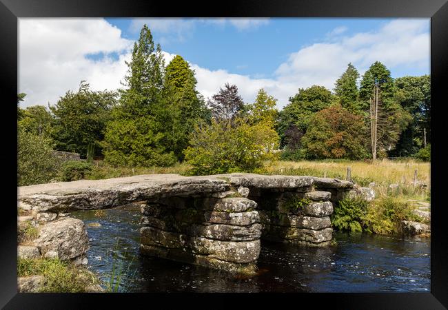 Stonebridge of  Postbridge Framed Print by Thomas Schaeffer