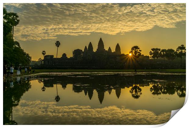 Angkor Wat Print by peter schickert