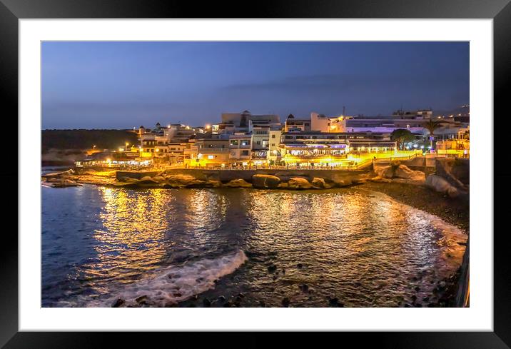 La Caleta Fishing Village Framed Mounted Print by Naylor's Photography