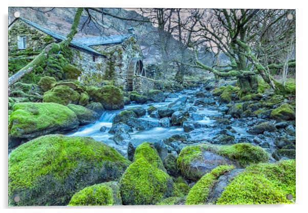 The Old Watermill  Acrylic by James Marsden