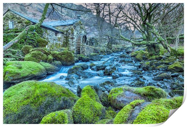 The Old Watermill  Print by James Marsden