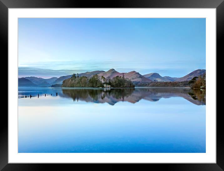 Mesmerizing Reflections at Crow Park Framed Mounted Print by James Marsden
