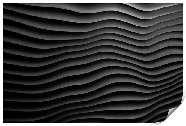 Abstract in Black Print by peter tachauer