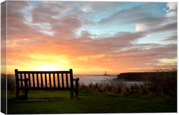 Take a seat and watch the sun rise Canvas Print by Jim Jones