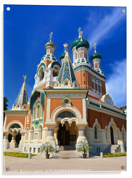 Russian Church Acrylic by Danny Cannon