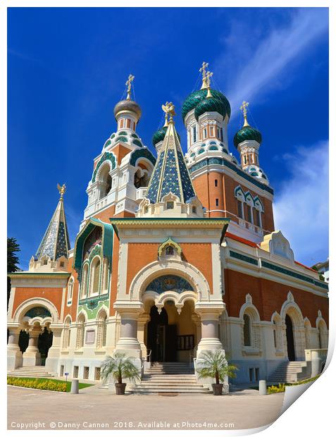 Russian Church Print by Danny Cannon
