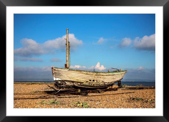 Fishing Boat Framed Mounted Print by David Hare