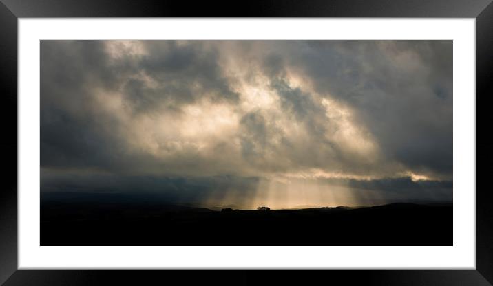 Sky over Malham Framed Mounted Print by Tony Higginson