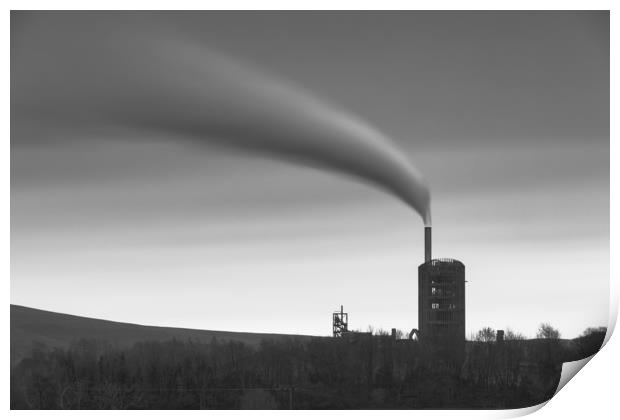 Cement works Print by Tony Higginson