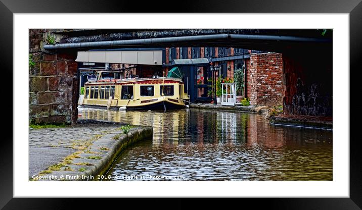 Mill Hotel & Spa, Chester on Shropshire Union Cana Framed Mounted Print by Frank Irwin