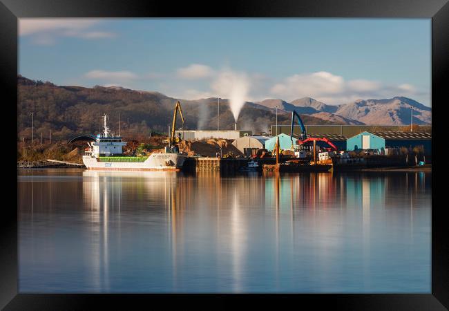 Industry at Fort William Framed Print by Tony Higginson