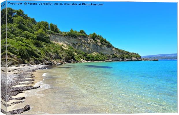 Cephalonia   Canvas Print by Ferenc Verebélyi