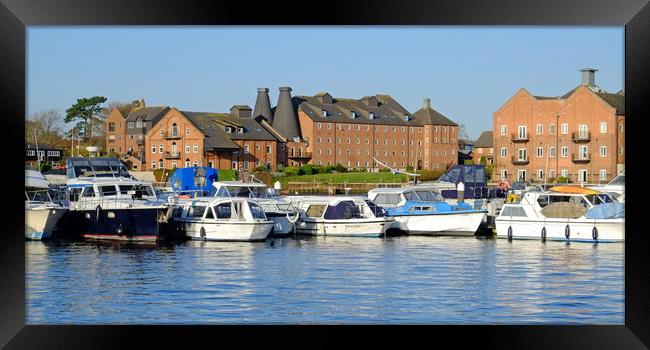 Oulton Broad Framed Print by Diana Mower